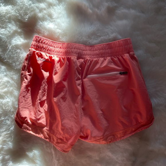 Columbia Womens Athletic Running Shortd Size small s Hiking Travel Orange - Picture 6 of 8